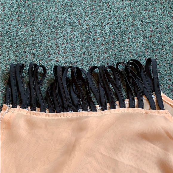 Sheer blouse peep 👀 one shoulder - Picture 3 of 7